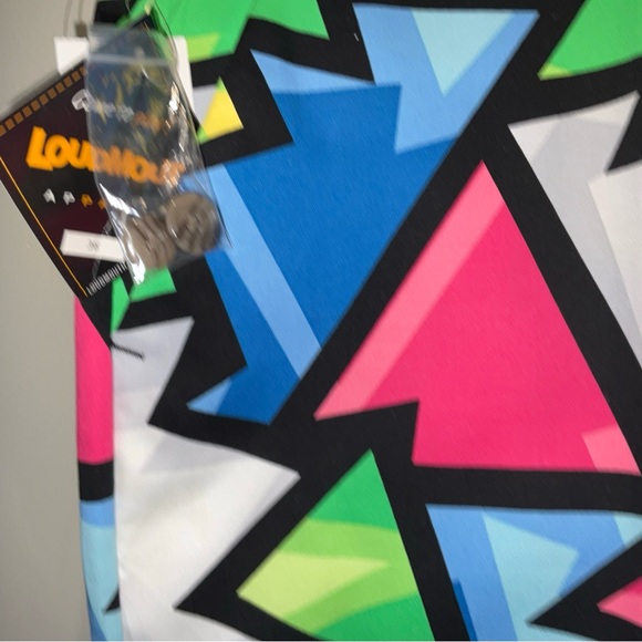 Loudmouth Golf Shorts Men’s Sz 36 NEW Discontinued Rare “Crystal” - Picture 4 of 13